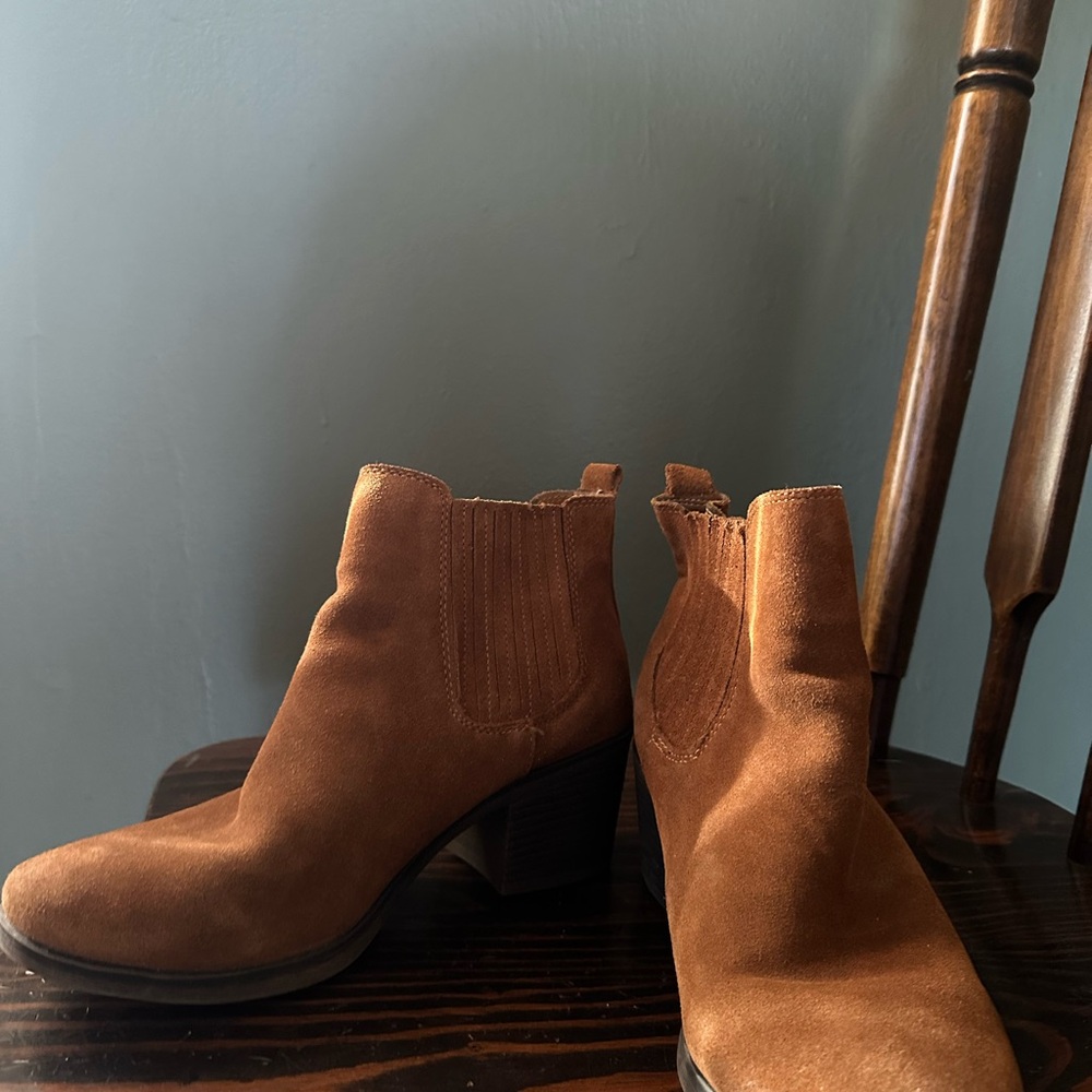 Women's Brown Suede Ankle Boots